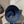 MM BUCKET IN NAVY BLUE VELVET WITH LOGO