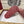 GG SLIDES IN RED SUEDE WITH EMBOSSED LOGO STYLE 3