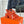 HM 26ss Peep Toe Sandals 65 Orange Sheepskin 642763