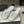CC 26s Flat Slippers White Gold Fabric Sheepskin 649486