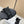 CD 26s Sandals Black Sheepskin Canvas 643494