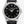 Patek Philippe Calatrava 37mm Black Dial Black Leather Strap