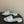 CC 26s Flat Slippers Gray Fabric Sheepskin 649489
