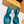 LV 26s Slingback 95 Teal Blue Premium Satin 622441