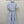 Miumiu 2026 Short-Sleeved Waist-Length Dress with Lapel Collar Blue Cotton 353015