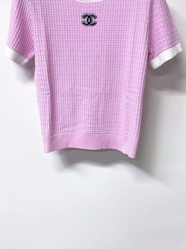 CC 2026 Pink Short-Sleeved Shirt Tencel 310322