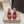 CL 26SS High-Heeled Slippers 100 Dark Red Mesh Rhinestone Leather 658051