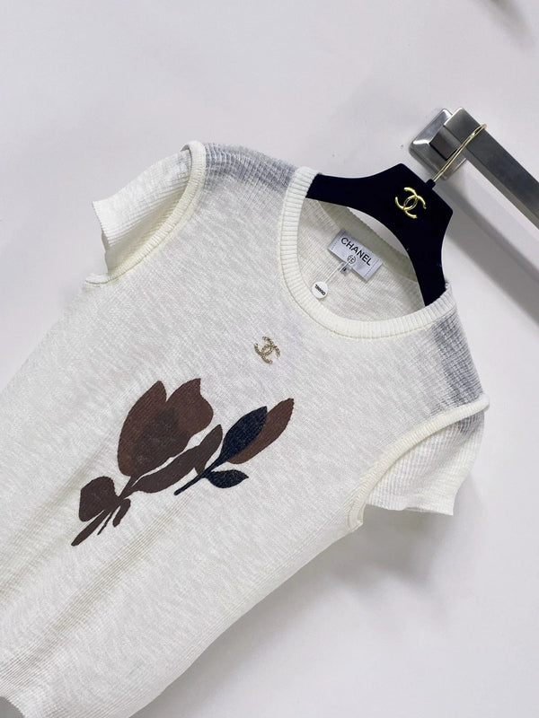 CC 2026 White Short-Sleeved Shirt Wool Laine 479868