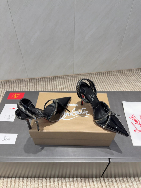 CL 26SS Slingback 100 Black Patent Leather 613787