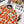CC 26 Floral Pattern Cardigan Orange Beige Wool Cashmere 785282