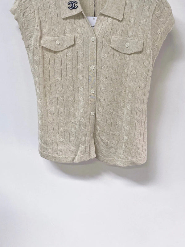 CC 2026 Knit Polo Vest Nitrile Cotton 375047
