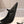 PRA 26S Slingback 85 Black Crocodile Embossed Leather 630739