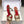 YSL 26ss High-Heeled Mules 85 Gold Champage Red Satin Leather 660674