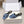 YSL 26ss Flat Slippers Blue Denim Leather 654727