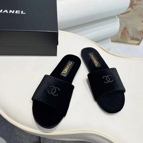 CC 2026 Kiss's Flat Sandals Sheepskin Velvet 802307
