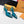 LV 26s Slingback 75 Teal Blue Premium Satin 622440