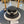STRAW BUCKET HAT BLACK WITH PEARLS 672762