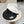 MM FASHION VISOR CAP IN BLACK AND WHITE WITH LOGO TEXT EMBROIDERY