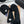 SET SCARF AND HAT IN BLACK WOOL AND RABBIT FUR 397410