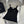 CAMISOLE 613779 IN BLACK COTTON RIBBED