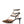 VT Rockstud Heeled Sandals 65 Leopard-Print Calf Hair