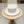 FLAT STRAW HAT WHITE 672721