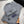 SET SCARF AND HAT IN RHINO GRAY WOOL AND RABBIT FUR 397407