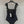 CC BIKINI SWIMSUIT SET IN BLACK ATTACHED WITH GOLD METAL LOGO 615196