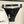 CC BIKINI SWIMSUIT SET IN BLACK WITH WHITE TRIM 627832