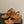 HM 25S KALYA WEDGE SANDAL 100 MM IN BROWN LAMBSKIN