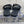 CD 26s Flat Slippers Black White Canvas Rubber 648130