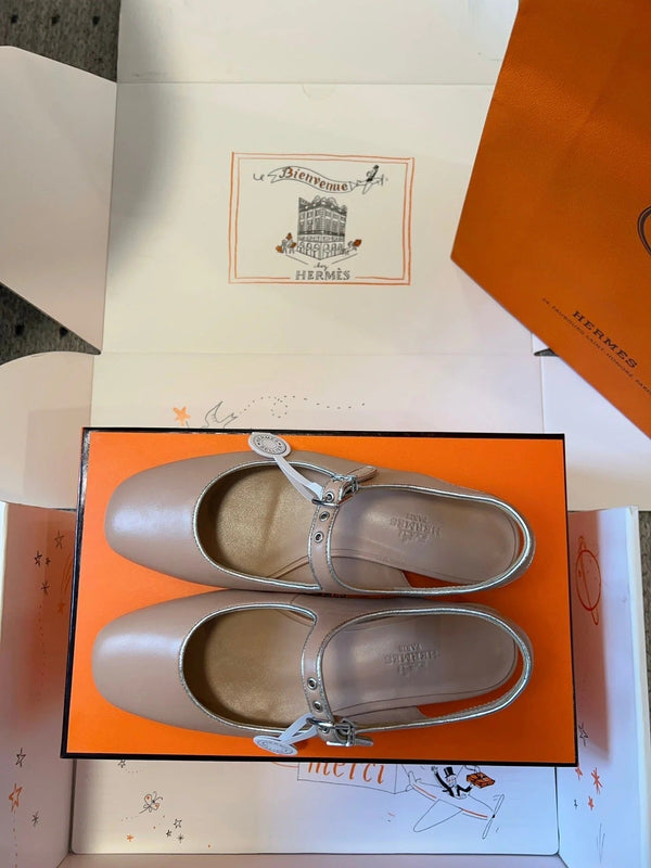KLEO SLINGBACK IN CREPE PINK CALFSKIN
