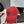 MM BASEBALL CAP IN RED FABRIC BRAND EMBROIDERY