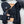 THREE-PIECES SET IN BLACK WOOL AND ACRYLIC 406558