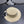 MM SMALL-BRIM STRAW HAT IN LIGHT BEIGE AND PEARL EMBELLISHED