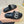 Black Sheepskin Diamond Slippers