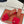 HIGH HEELS IN RED SUEDE AND LAMBSKIN