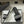 CC 26s Pearl Flat Sandals Black White Patent Leather 649543