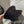 MM BUCKET IN BLACK VELVET WITH LOGO