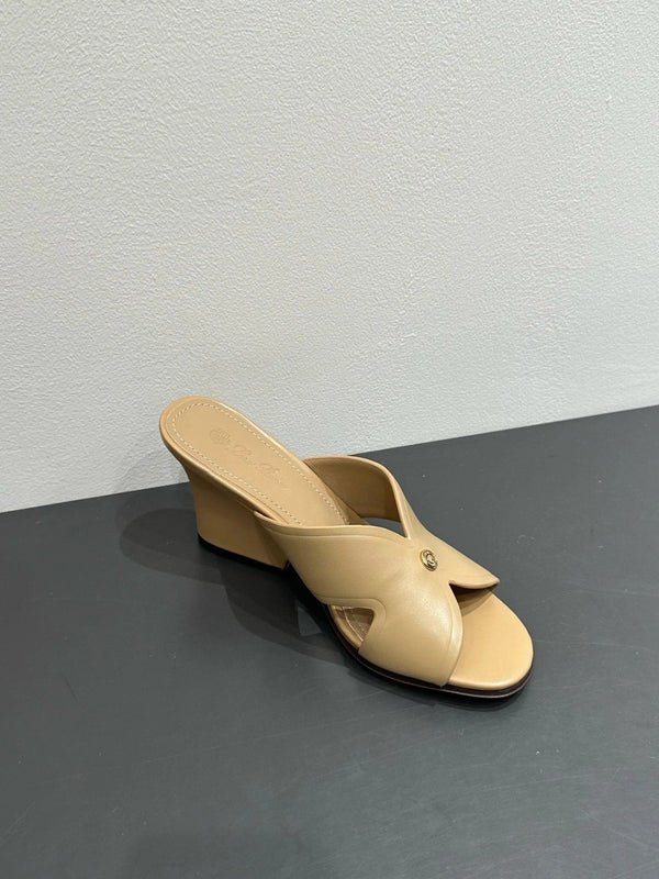 LP HIGH HEELS 25S IN WARM BEIGE LAMBSKIN