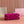ARCADIE BAG 27 IN FUCHSIA SUEDE GOLD HARDWARE