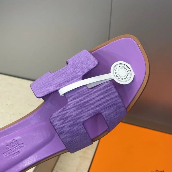 HM 26ss Oran Sandals Purple Calfskin 607235