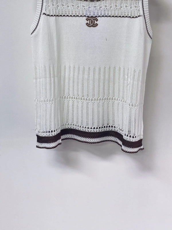 CC 2026 Björn's Knit Vest White Laine Wool 471925