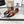 CC 26s Flat Sandals Brown Black Cowhide Patent Leather 183572