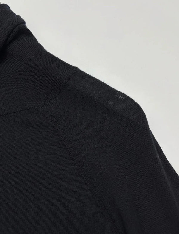 PRADA 25S SHORT-SLEEVE TURTLENECK SWEATER 430