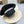 FLAT STRAW HAT BLACK 672722