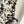 CC BIKINI SWIMSUIT SET IN IVORY MESH WITH BLACK VELVET FLORAL EMBROIDERY 622181