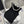 TANK TOP 615176 IN BLACK COTTON RIBBED WHITE TRIM