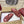 GG SLIDES IN RED SUEDE WITH EMBOSSED LOGO STYLE 9