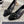 CC 26s High Heels Pump 85 Black Colorful Wool Fabric 627014